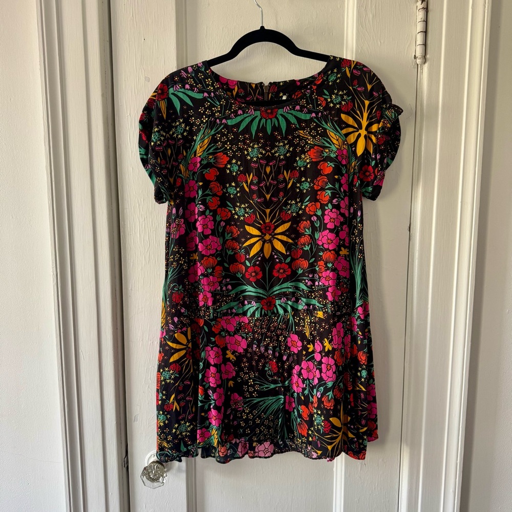 Free People Strawberry Fields Mini Dress, Small